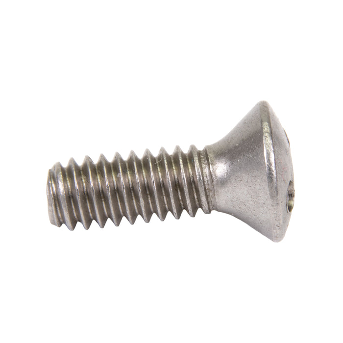Security Screw, Button Head Security Hex Socket Drive, #4-40 UNC x 1" Length, Stainless Steel