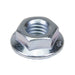 Écrou hexagonal à bride dentelée M6 en acier zingué par Spaenaur Inc.