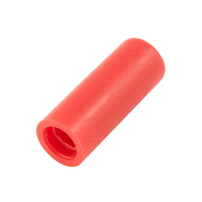 Bouchon de tube en polyéthylène basse densité, diamètre intérieur 5/32 po x longueur intérieure 19/32 po, couleur rouge, fabriqué par Spaenaur Inc.