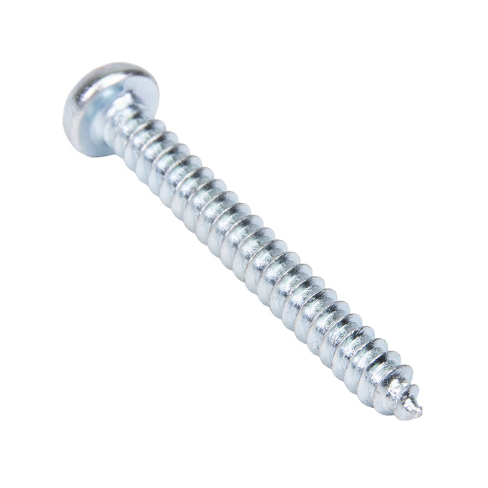 Tapping Screw, Round Head Square Socket Drive, Type AB, #6 x 1-1/4" Length, Steel Zinc Plated by Spaenaur Inc.