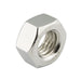 Hexagon Nut, DIN 934 M12 x 1.5 A4 Stainless Steel DIN 934/A4/Fine M12X1.50 by Spaenaur Inc.