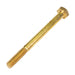 Hex Head Cap Screw 1/2"-13 UNC x 1" LG Brass Plain ANSI B18.2.1-1981 by Spaenaur Inc.