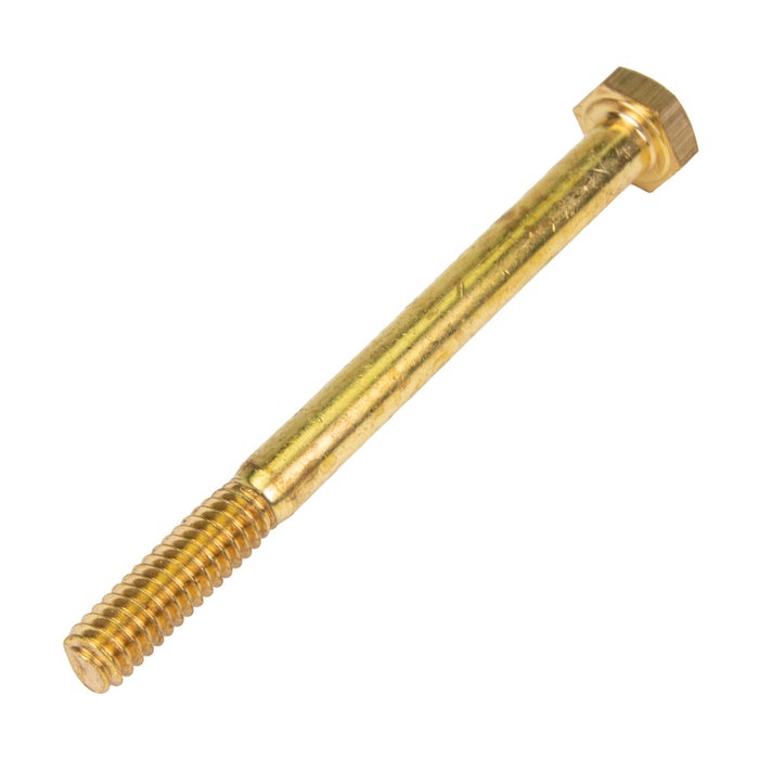 Hex Head Cap Screw 1/2"-13 UNC x 1 1/4" LG Brass ANSI B18.2.1-Latest by Spaenaur Inc.