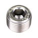 Bouchon conique à douille hexagonale 3/4 po, cône 1/16 po NPT, acier inoxydable, court, standard, par Spaenaur Inc.