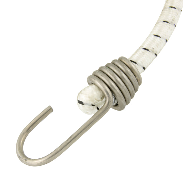 Cordon extensible recouvert de nylon avec crochets en acier inoxydable, diamètre 13/32 po x longueur 24 po, par Spaenaur Inc.