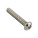 Machine Screw, Round Head, Phillips Drive, 1/4"-20 UNC x 2" Length, Stainless Steel by Spaenaur Inc.