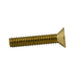 Machine Screw, Flat Head, Phillips Drive, #10-32 UNF x 3/4" Length, Brass Plain by Spaenaur Inc.