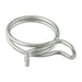 Double Strand Wire Type Hose Clamp 1.312" Nom Clamp DIA x .110" Wire DIA High Tensile Wire Zinc Pl Silver Colour by Spaenaur Inc.