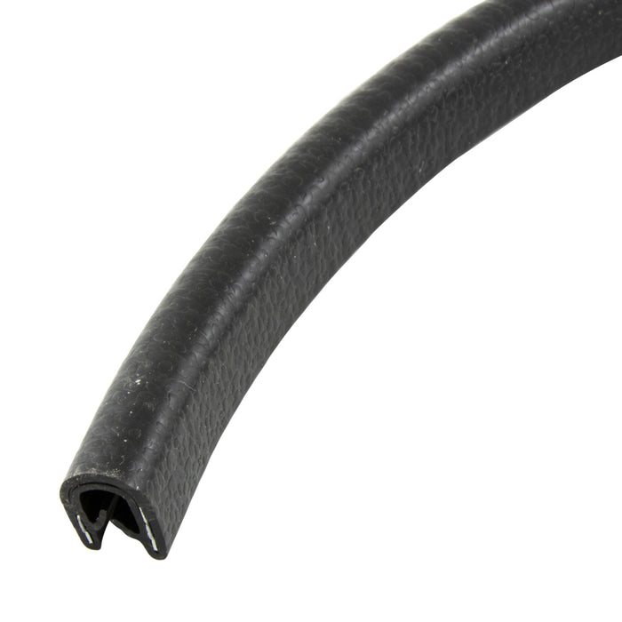 Quickedge Trim Black-Sof-tone, double lèvre pour bords de 1/32 po à 1/8 po, vinyle de 100 pi - âme en acier par QuickEdge®