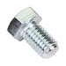 Vis à tête hexagonale SAE 7/16"-14 UNC x 2" de longueur, acier à faible teneur en carbone de grade 2, zinguée, conforme à la norme ANSI B18.2.1-1965, fabriquée par Spaenaur Inc.
