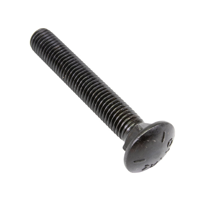 Carriage Bolt Round HD Square Neck 5/8"-11 UNC x 4" LG Full Thread Grade 5 Steel Plain Finish ANSI B18.5-1978 by Spaenaur Inc.
