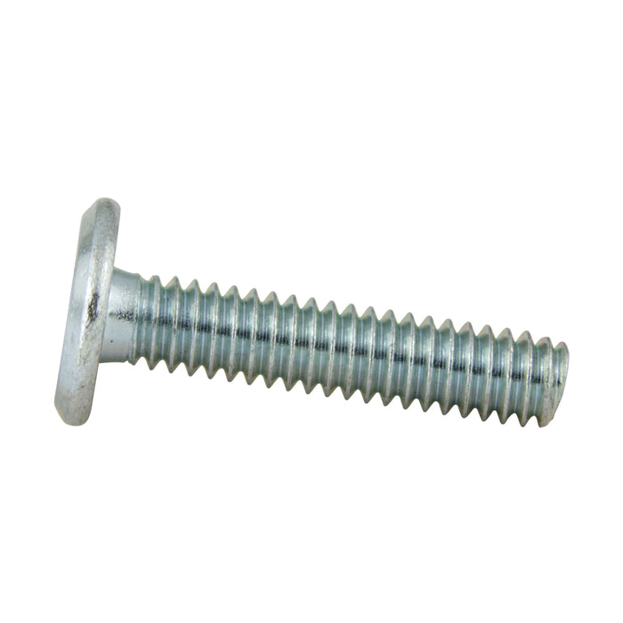 Rampa Flat Head Screws Type Kf with Hex Drive, 17 mm OD Flat HD M8 x 45mm LGTH Class 4.8 Steel Zinc Plated