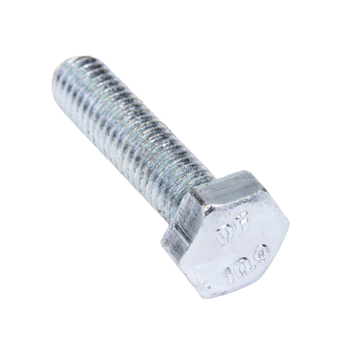 Hex Head Cap Screw DIN 933 M6 x 1.00 x 25mm LG Full Thread Class 10.9 Steel Zinc Plated DIN 933/10.9-ZP M6X25 by Spaenaur Inc.