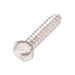 Tapping Screw, Round Head One-Way Slotted Drive, Type A, #6 x 3/4" Length, Steel Nickel Plated by Spaenaur Inc.