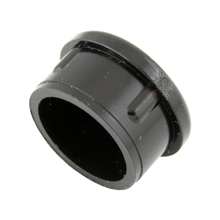 Bouchon rond 16-18 GA x 1 po de diamètre extérieur de base en polyéthylène noir de Spaenaur Inc.