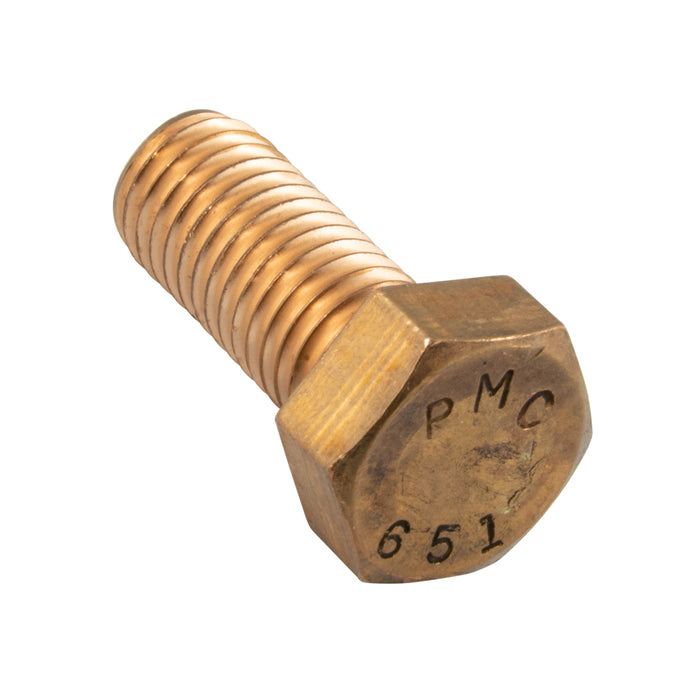 Hex Head Cap Screw 1/4"-20 UNC x 2 1/4" Silicon Bronze ANSI B18.2.1-1981