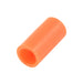 Bouchon tubulaire peu profond 7/16 po de diamètre intérieur x 1/2 po de longueur intérieure Polyéthylène basse densité Couleur orange par Spaenaur Inc.
