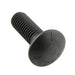 Carriage Bolt Round HD Square Neck 1/2"-13 UNC x 10" LG Partial Thread Low Carbon Steel Plain Finish ANSI B18.5-1978 by Spaenaur Inc.
