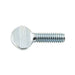 Thumb Screw, Spade Head without Shoulder #10-24 UNC x 1" LG Low Carb Steel Cold forged Zinc Chromate Plated by Spaenaur Inc.