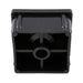 Square Plug Glide,Metal Insert,for 2" Sq 16-18 Gauge Tube (3/8"-16) Polyethylene Black by Spaenaur Inc.