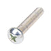 Machine Screw, Round Head, Phillips Socket Recess Drive, #10-24 UNC x 1-3/4" Length, Steel Zinc Plated Clear Trivalent by Spaenaur Inc.