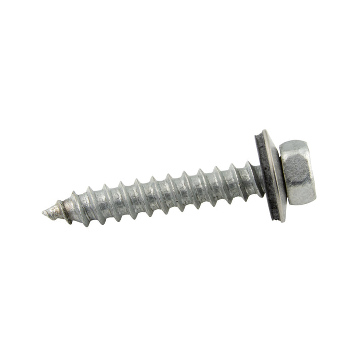 Tapping Screw, Hex Head Unslotted Drive, Type A, #14 x 1-1/2" Length, Stainless Steel by Spaenaur Inc.