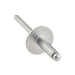 Pop Multi-Grip Blind Rivet, Large Flange Head 0.187" DIA x 0.716" LG (0.252-0.504 Grip) Aluminum Rivet, Steel Mandrel by Pop®