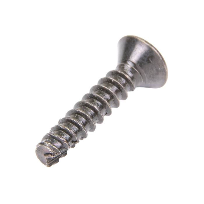 Thread-Cutting Screw Flat Phil HD #5 x 5/8" LONG, Type 25 Hardened Steel Black Zinc Finish by Spaenaur Inc.