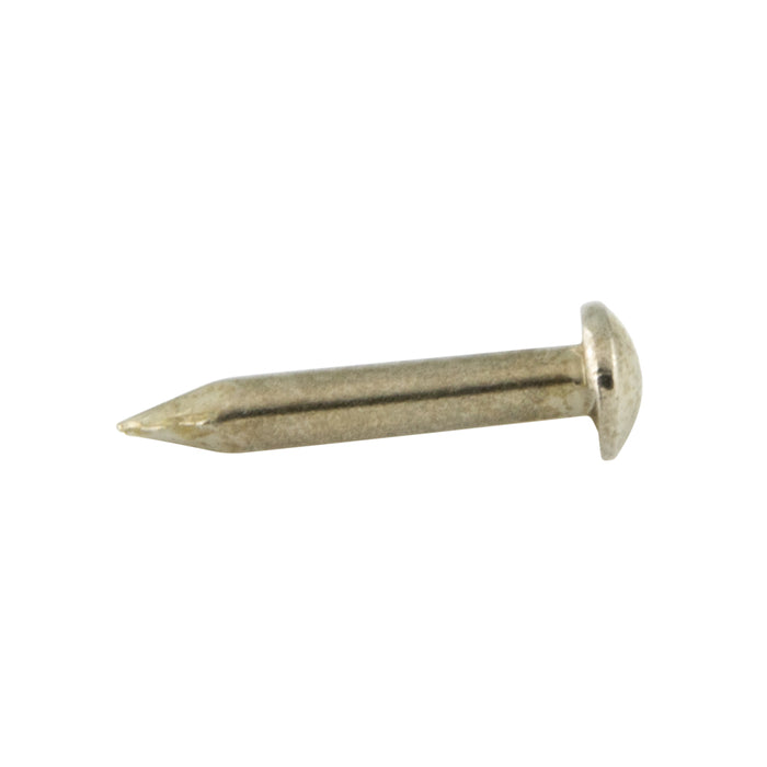 Escutcheon Pins 16 GA x 3/8" LONG Steel Nickel Plated by Spaenaur Inc.