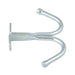 Double Hook 3/16" Hook Wir DIA x 7/8" C to C Steel Zinc Plated by Spaenaur Inc.