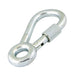 Mousqueton avec vis de sécurité 100 mm LG x 10 mm DIA Fil 10 mm Ouverture par encliquetage Acier forgé Zingué par Spaenaur Inc.