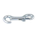 Bolt Snap, Open Eye, Light Chain Pattern 3/8" Eye, 3 1/2" Oal, 3/8" Snap Opening Cast Malleable Iron, Zinc Plated by Spaenaur Inc.