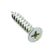 Wood Screw, Flat Head, Phillips, #14 x 1-3/4" Length, Steel Zinc Plated, ASME/ANSI B18.6.1 by Spaenaur Inc.