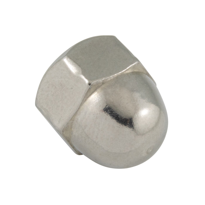 Cap Nut, M6 x 1.00 mm, 10.0 mm WAF, 12.0 mm THK, Stainless Steel , DIN 1587
