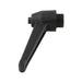 Levier de serrage indexé, femelle, longueur 7,69 cm, filetage 1/4"-20, hauteur totale 4,6 cm, thermoplastique noir, insert métallique, fabriqué par Spaenaur Inc.