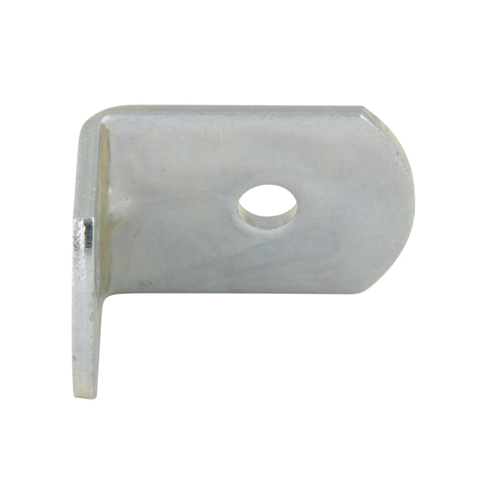 Équerre à angle droit avec trous de 0,187 po (2) non fraisés 3/4 po x 11/16 po x 1 1/16 po x 0,075 po d'épaisseur. Acier zingué par Spaenaur Inc.