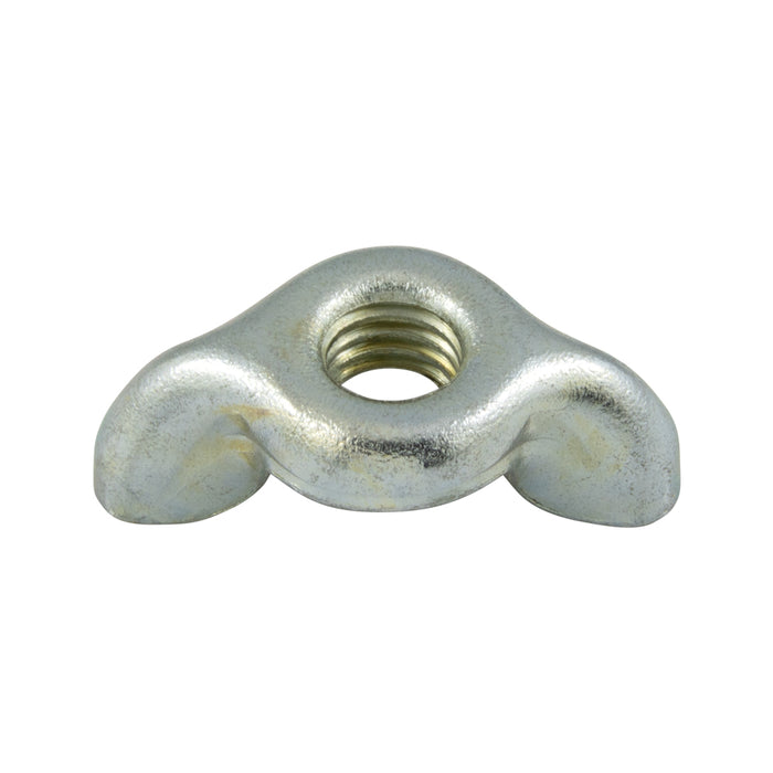 Écrou à oreilles en tôle, de forme plate, M6 x 1,0, à pas réduit, en acier embouti à faible teneur en carbone, zingué, fabriqué par Spaenaur Inc.