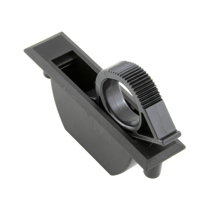 Concealed Pull 10 Series (Small) .810" x 3.19" LGTH Nylon/Polycarbonate Black by SouthCo