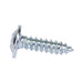 Tapping Screw, Round Washer Head Phillips Drive, Type AB, #8 x 5/8" Length, Low Carbon Steel Trivalent Zinc Plated by Spaenaur Inc.