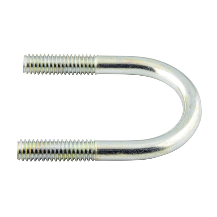 U-Bolt W/ Plate & Nuts 10/Pk for 1" Pipe, 5/16"-18 Thread Steel Zinc Chromate Plated by Spaenaur Inc.