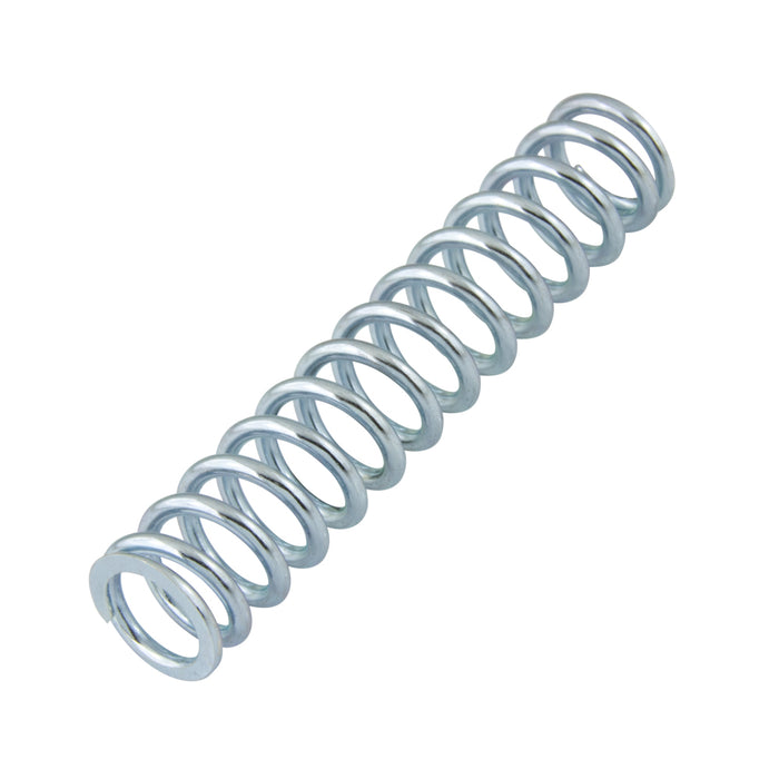 Utility Spring, Compression Type, Squared or Closed Ends, 6 Coils/In. 5/8" OD, 10"L O/A, 0.080"Gauge Wire MB Hard Drawn Spring Steel Wire Zinc Plated