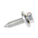 Sems Machine Screw Hex Head With, 17.0mm OD Washer Head, Ca Point, M6.3 X 1.00 Pitch X 25mm Length, Low Carbon Steel, Zinc Plated by Spaenaur Inc.