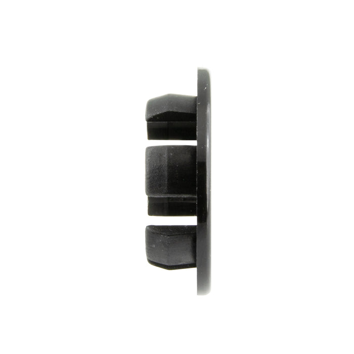 Bouchon pour trou, liant HD, finition lisse, trou de 1,000 po x panneau de 0,031/0,109 po d'épaisseur, 6/6 nylon noir, par Spaenaur Inc.