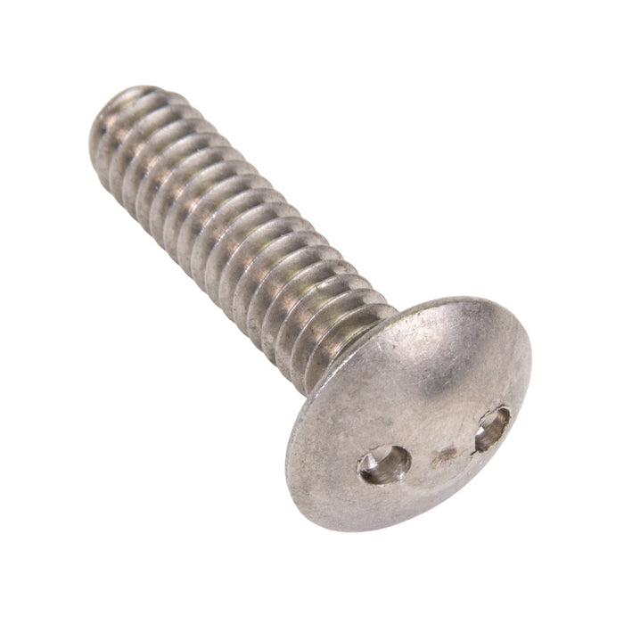 Security Screw, Flat Head Torx TR20 Drive, M4 x 8 mm Length, Stainless Steel by Spaenaur Inc.