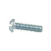 Machine Screw, Round Head, Combination Sqaure Socket Slot Drive, #8-32 UNC x 1-1/4" Length, Steel Zinc Plated by Spaenaur Inc.
