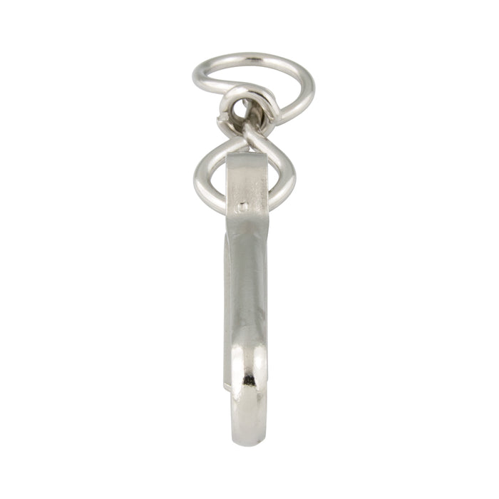 Spring Snap W/Swivel Eye DIN 5287 5mm Sanp Opening x 60mm O/A LGTH Steel Nickel Plated by Spaenaur Inc.