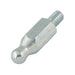 Ball Stud 1/4" Hex x 11/16" HT, M4 x 6mm THRD Steel Zinc Plated by Spaenaur Inc.