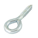 Screw Eye, Medium Eye, 0.105" Wire Diameter x 15/16" Length, 9/32" Eye Inside Diameter, Steel Zinc Plated by Spaenaur Inc.