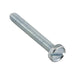 Machine Screw, Hex Head, Slotted Drive, #10-32 UNF x 5/16" Length, Steel Zinc Plated Trivalent by Spaenaur Inc.