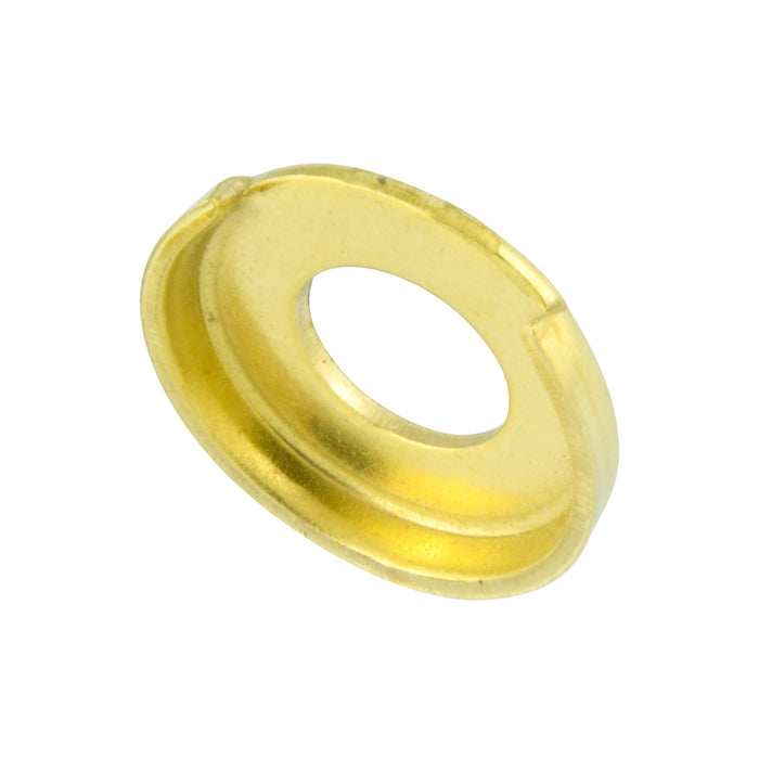 Terminal Cup Washer, for Binding Head Screw #6 Screw (21/64" OD x 3/64" Inside Hgt) Brass Plain Finish